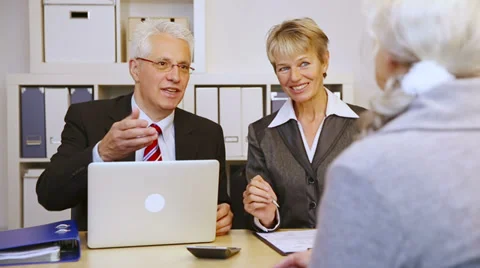 Communication at office meeting Stock Footage 34623267