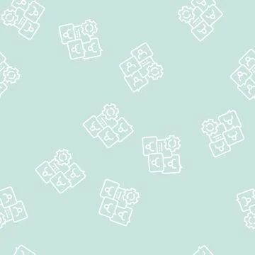 Communication optimize line seamless pattern Stock Illustration