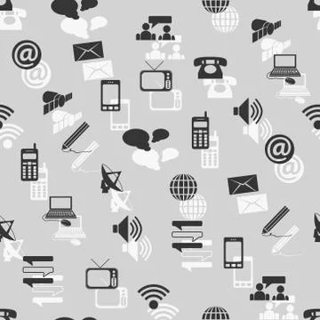 Communication pattern Stock Illustration