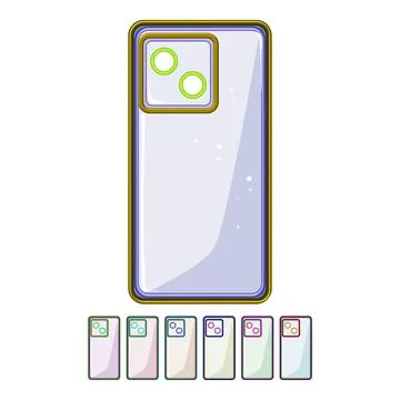 Communication phone box cartoon vector graphic Stock Illustration