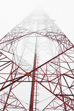 Communication pole Stock Photos