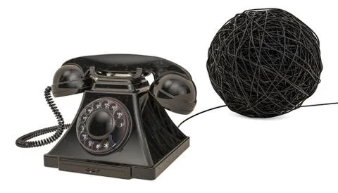 Communication problem concept, 3D rendering Stock Illustration
