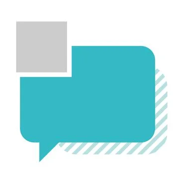 Communication process brochure element design Stock Illustration