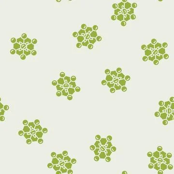 Communication quantum technology glyph seamless pattern Illustrazione stock