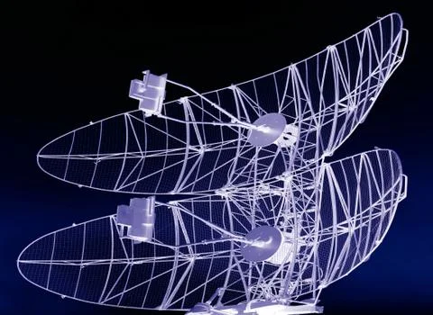 Communication radar. Stock Photos
