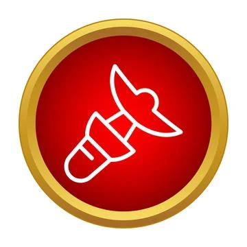 Communication satellite dish icon transmitting data Stock Illustration