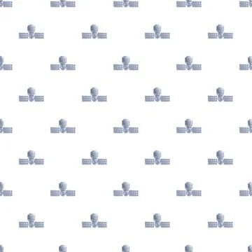 Communication satellite pattern for space technology background Stockillustratie