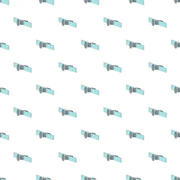 Communication satellite technology seamless pattern for global network Stock Illustration