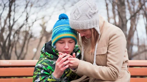 Communication via smartphone Stock Footage 37355708