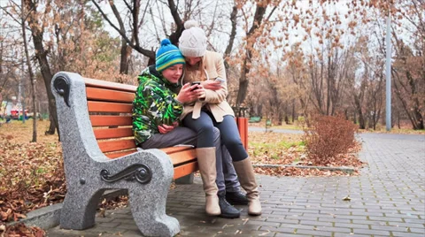 Communication via smartphone Stock Footage 37355742