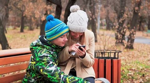 Communication via smartphone Stock Footage 37355796