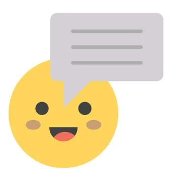 Communication Smiley Vector Stock Illustration