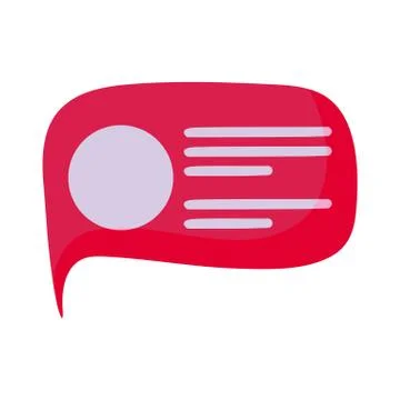 Communication speech bubble icon 库存插图