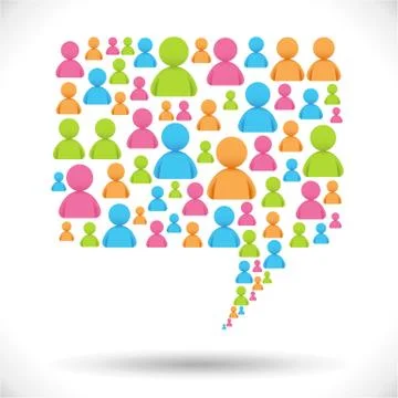 Communication Speech Bubble Illustrazione stock