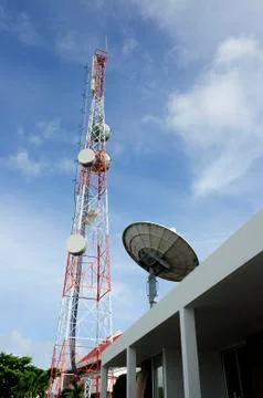 Communication station Stock Photos