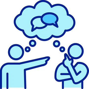 Communication Strategy, Team Planning, Discussion Concept Stock Illustration