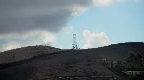 Communication Tower Stock Footage 44506811