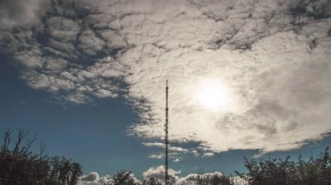The communication tower. Stock Footage 53746831