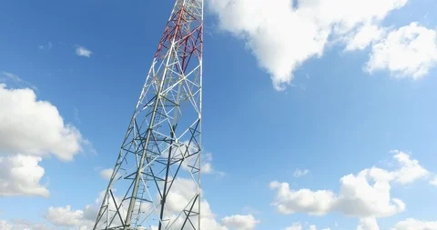 Communication tower Stock Footage 119237270