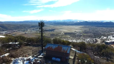 Communication tower made to look like a tree. Stock Footage 106860260