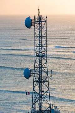 Communication tower Stock-Fotos