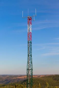 Communication tower Stock Photos