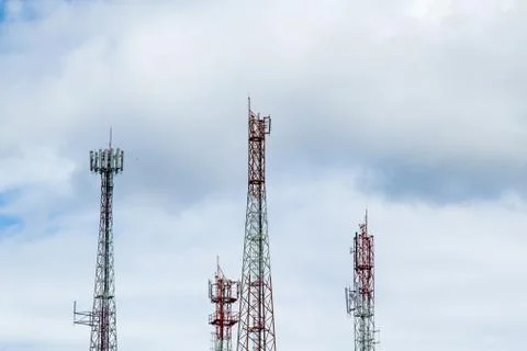 Communication tower Foto stock
