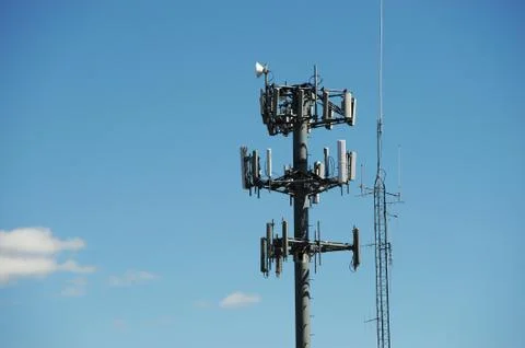 Communication tower Stock-Fotos