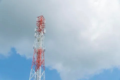 Communication tower Stock Photos