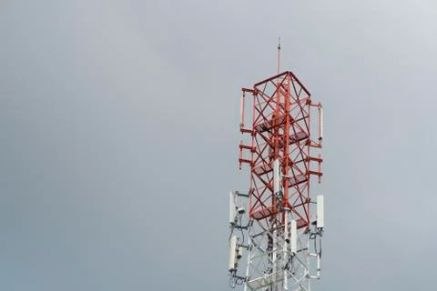 Communication tower Stock Photos