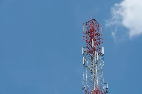 Communication tower 库存照片