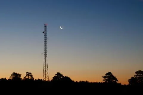 Communication tower Stock Photos
