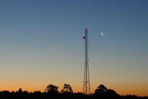 Communication tower Stock Photos