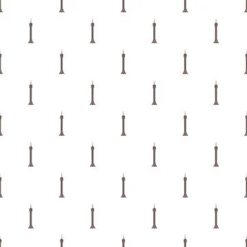Communication tower seamless pattern background for broadcasting Stock Illustration