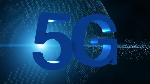 Communication,5th generation of technology communication.The world is spinning Stock Footage 120953367