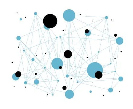 Communications Abstract Blue Background Stock Illustration