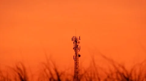 Communications antenna Stock Footage 51545609