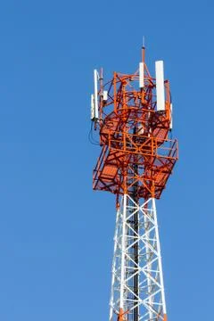 Communications antenna. Stock Photos