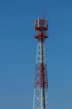 Communications antenna. Stock Photos