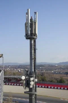 Communications antenna Stock Photos