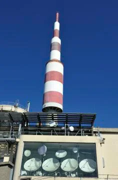 COMMUNICATIONS ANTENNA Stock Photos