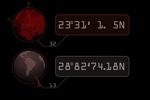 Communications Globes.mp4 Stock Footage 32859940