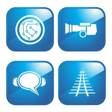 Communications Icons Stock Illustration