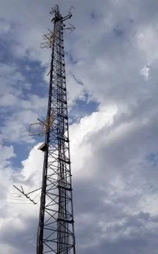 Communications Mast Foto stock