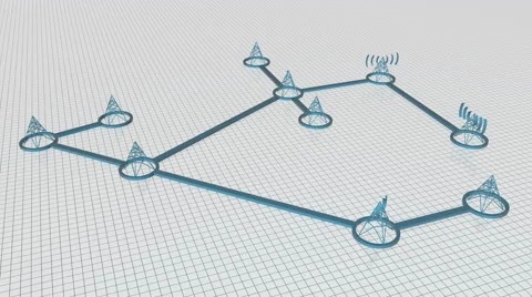 Communications Network Stock Footage 58496750