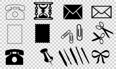 Communications object 스톡 일러스트