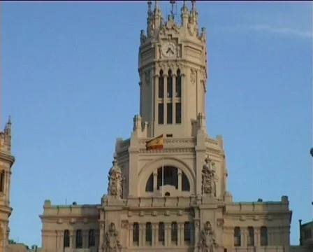 Communications Palace, Madrid. Stock-Footage 91132