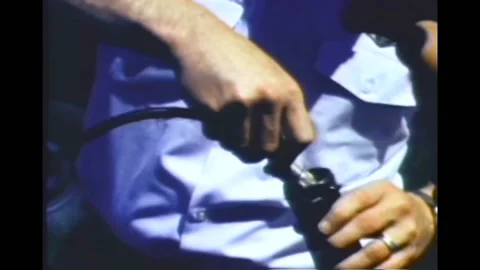 Communications personnel simulate enemy provocation by jamming radio frequencies Video stock 152664899