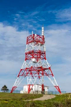 Communications tower 1 Stock Photos
