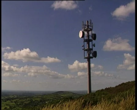 Communications tower A Stock Footage 687958